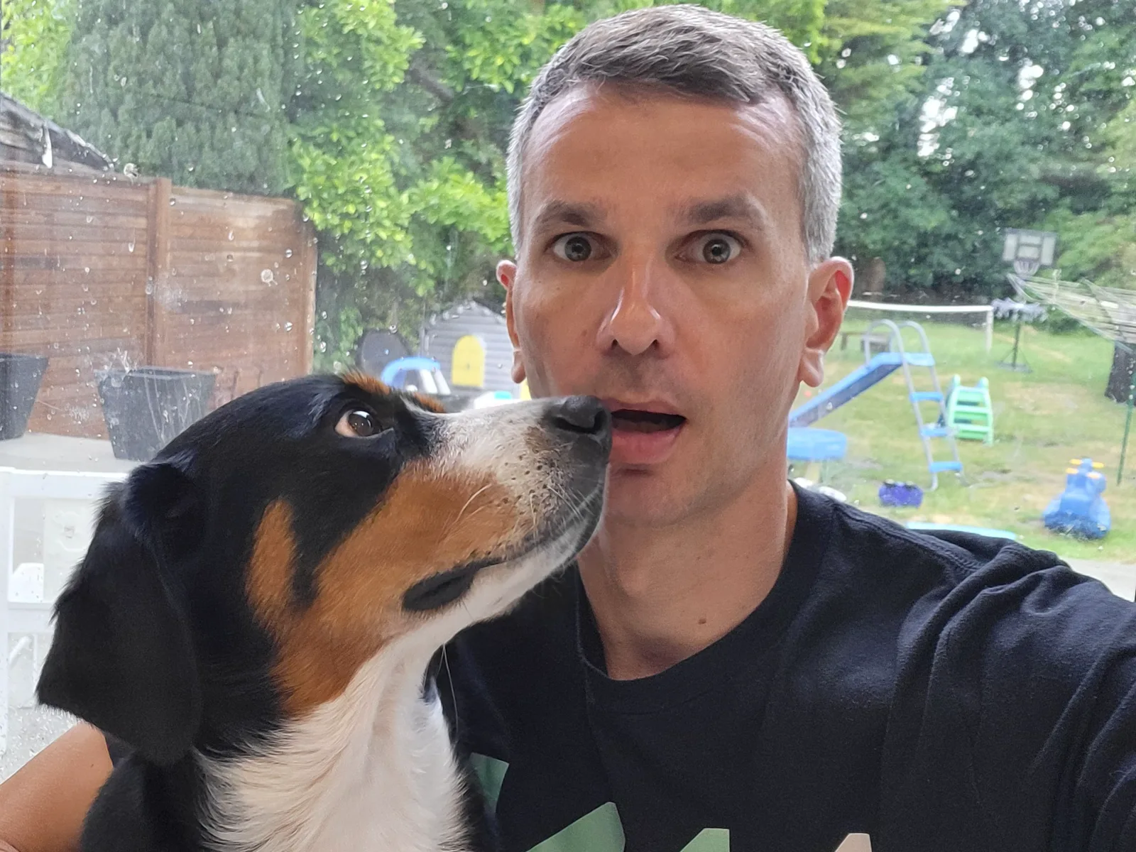 Ben with his dog